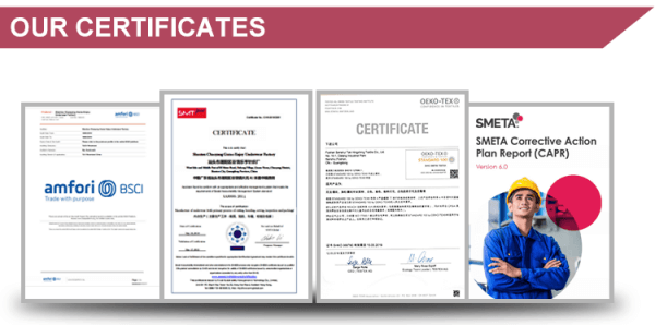 certifications de vêtements de sport